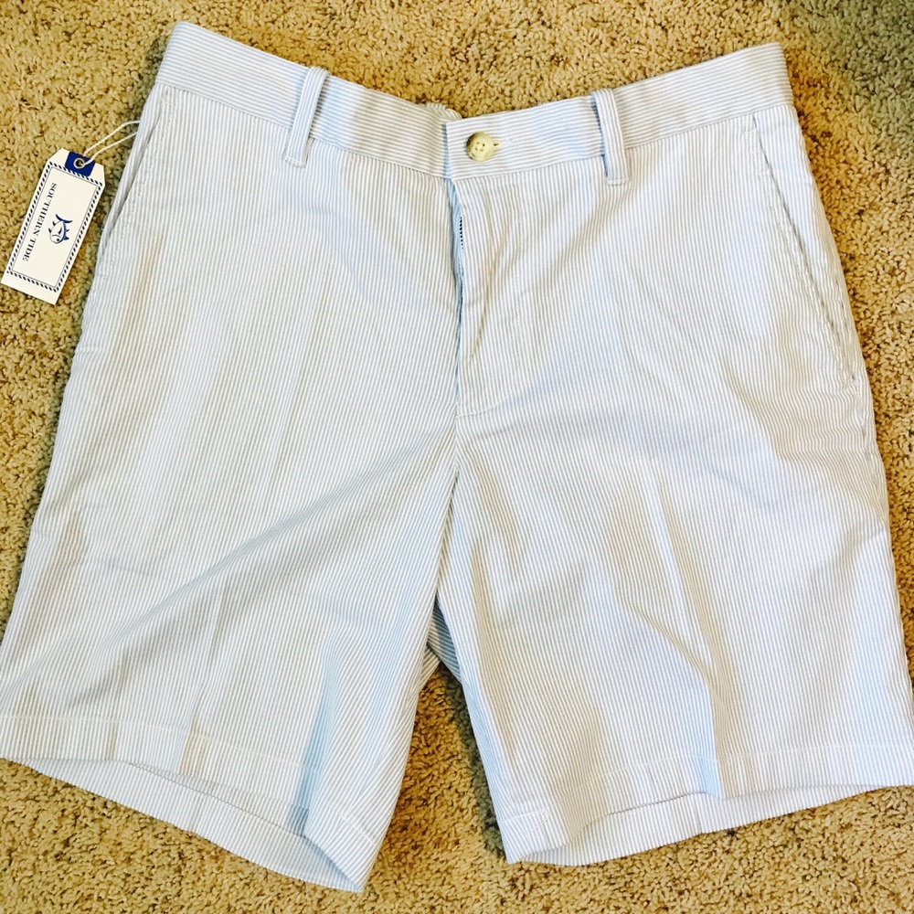 Southern Tide seersucker shorts
